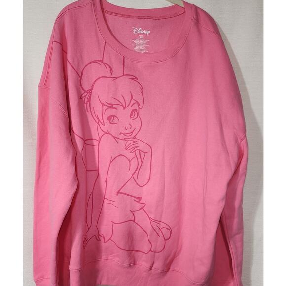 Disney Tinkerbelle pink sweatshirt woman's 3X - Picture 4 of 6
